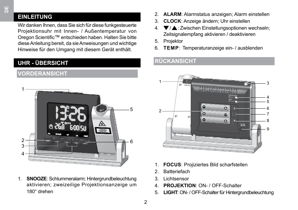 Oregon Scientific RMR329P User Manual | Page 18 / 65
