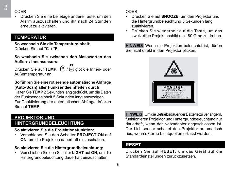 Oregon Scientific RMR329P User Manual | Page 22 / 65
