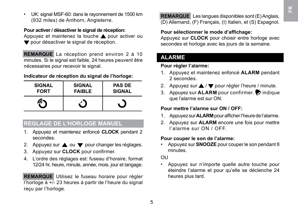Oregon Scientific RMR329P User Manual | Page 29 / 65