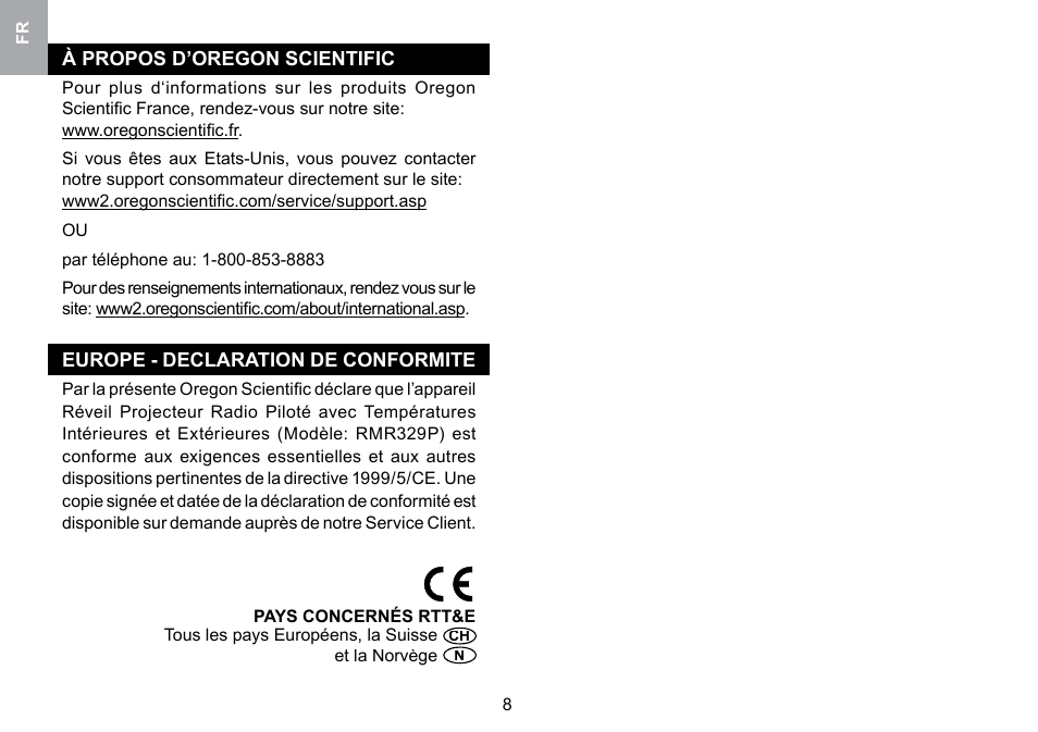 Oregon Scientific RMR329P User Manual | Page 32 / 65