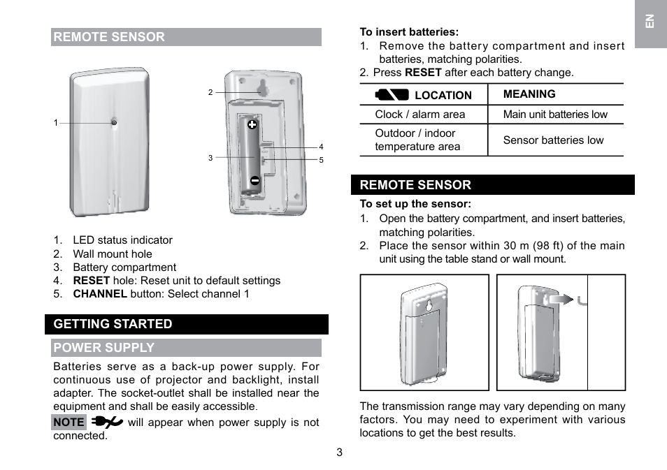 Oregon Scientific RMR329P User Manual | Page 4 / 65