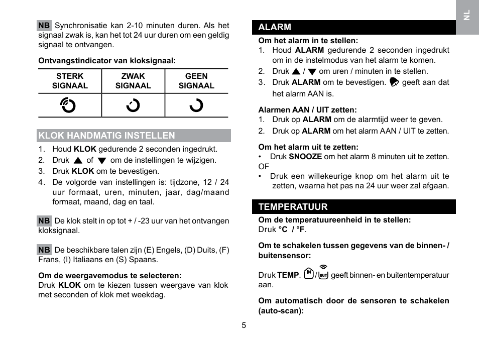 Oregon Scientific RMR329P User Manual | Page 45 / 65