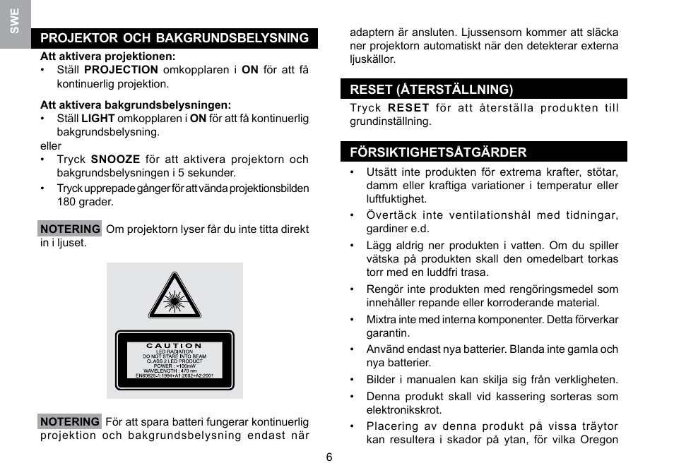 Oregon Scientific RMR329P User Manual | Page 62 / 65