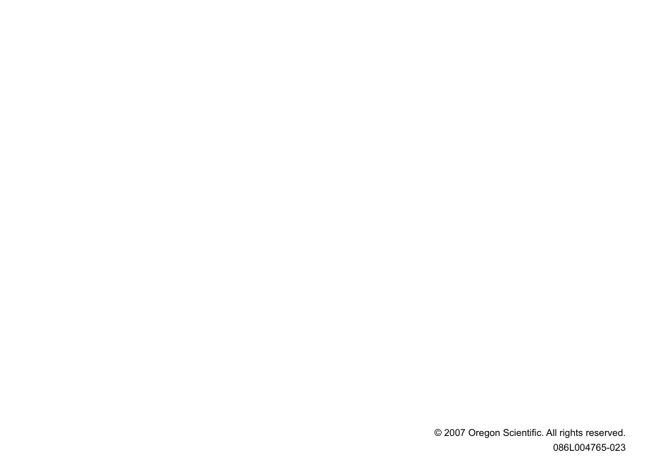Oregon Scientific RMR329P User Manual | Page 65 / 65
