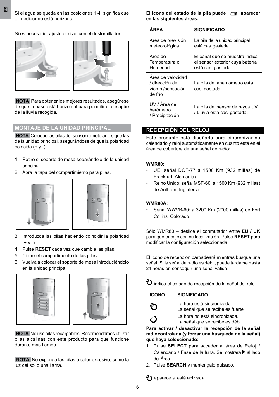 Oregon Scientific WMR80 User Manual | Page 18 / 88