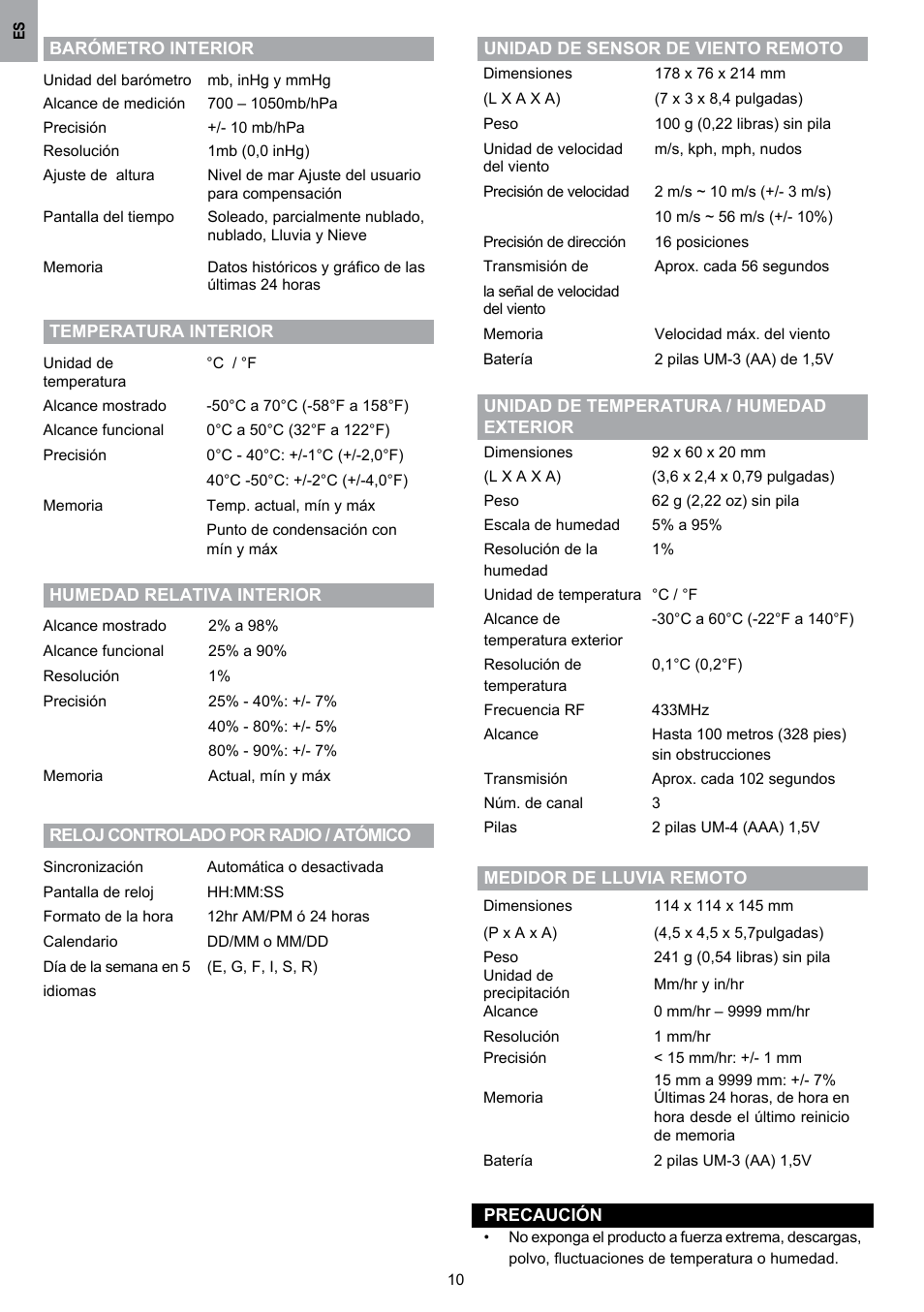 Oregon Scientific WMR80 User Manual | Page 22 / 88