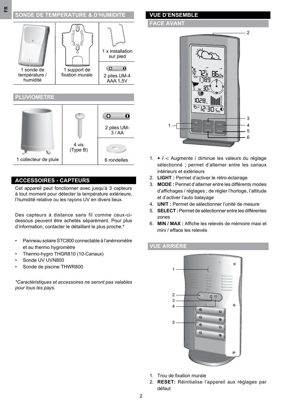 Oregon Scientific WMR80 User Manual | Page 36 / 88