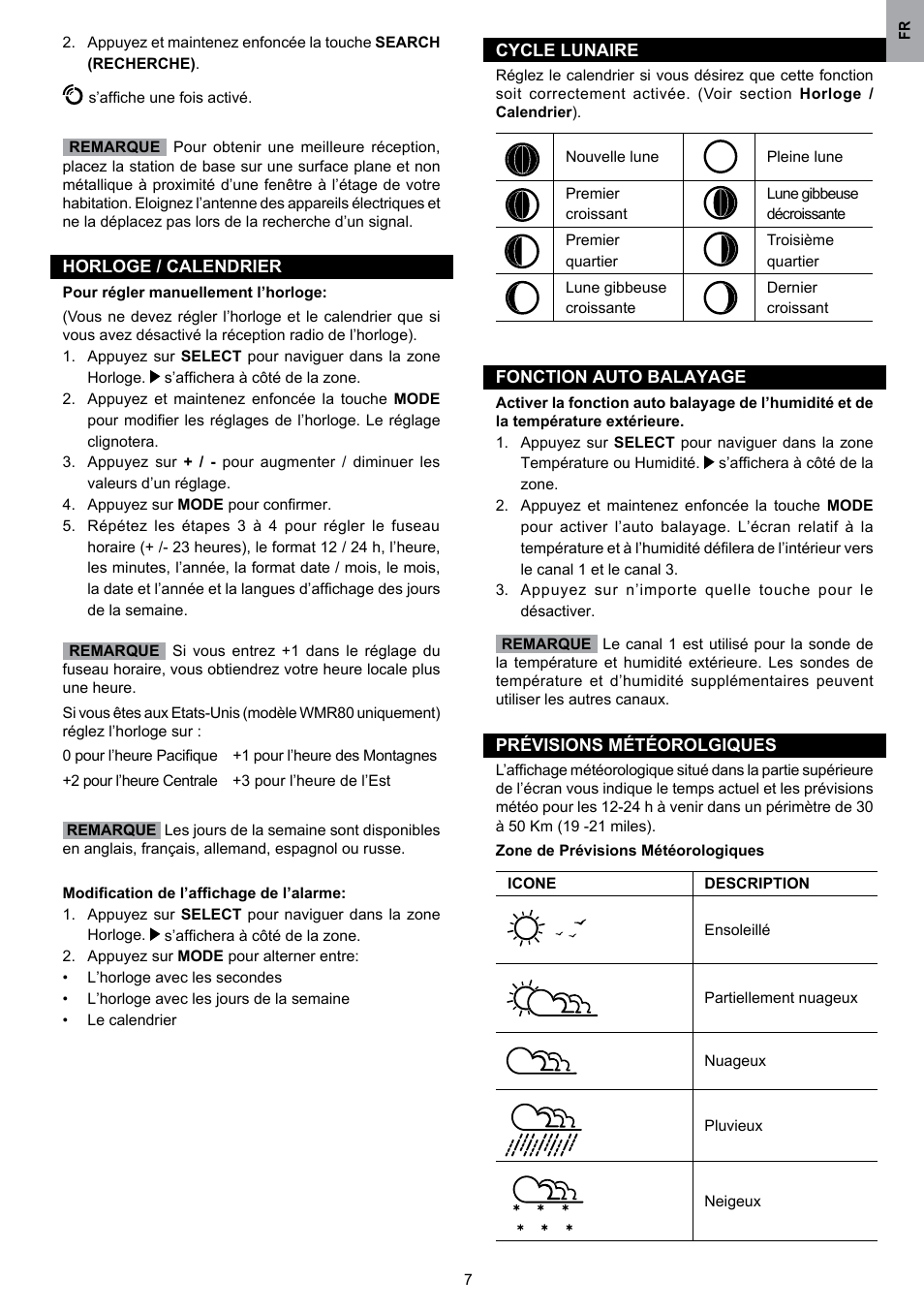 Oregon Scientific WMR80 User Manual | Page 41 / 88