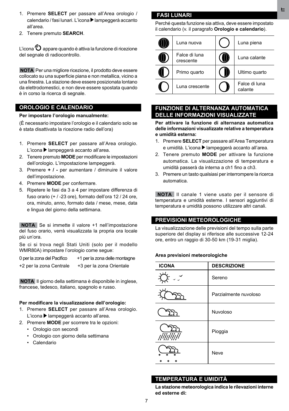 Oregon Scientific WMR80 User Manual | Page 52 / 88