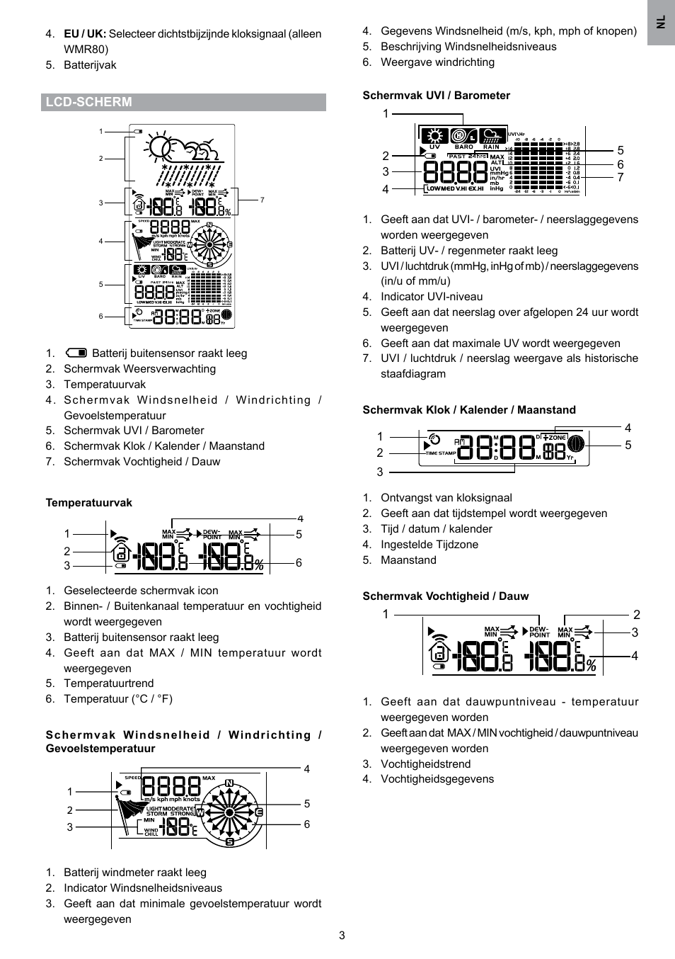 Oregon Scientific WMR80 User Manual | Page 59 / 88