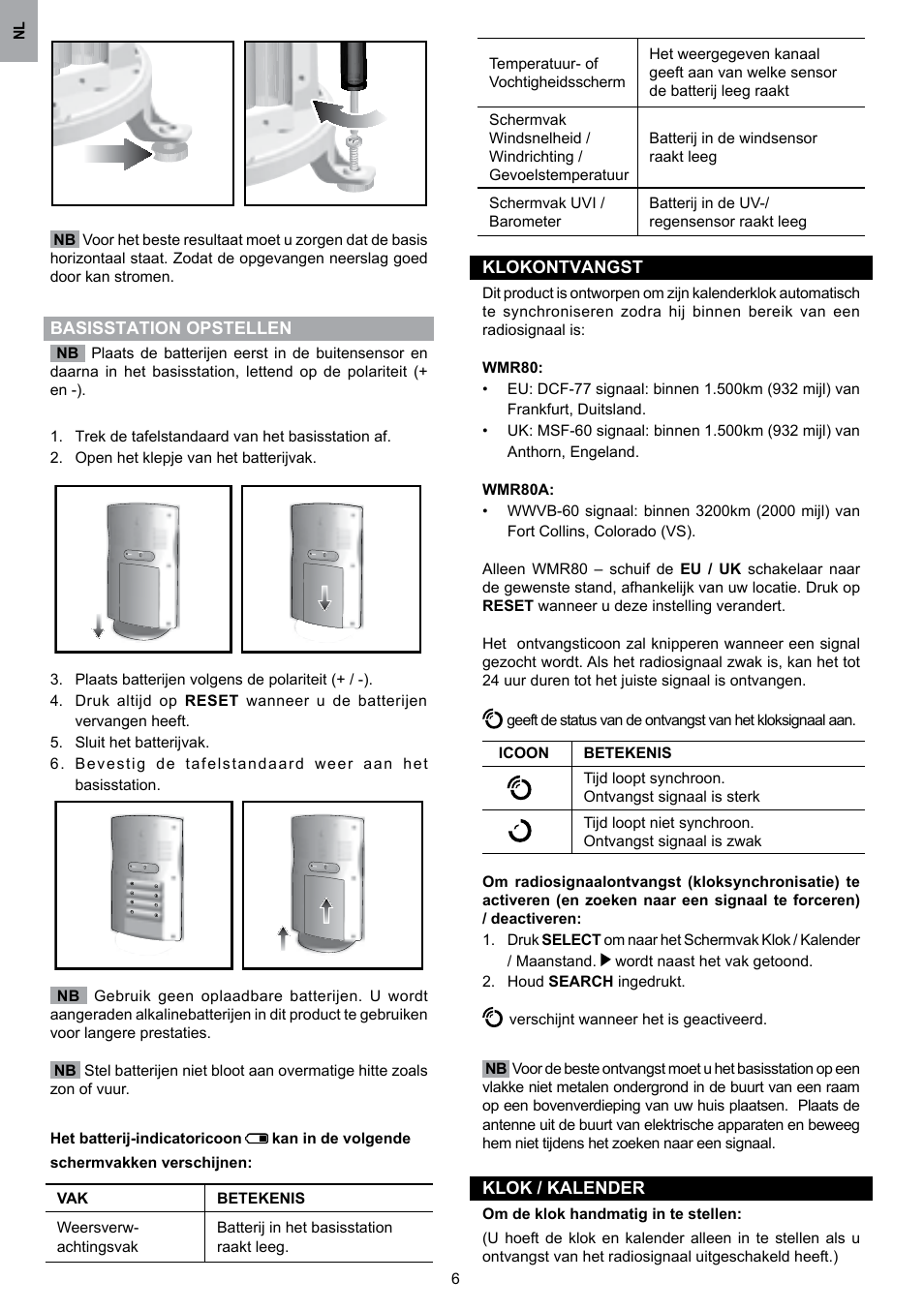 Oregon Scientific WMR80 User Manual | Page 62 / 88