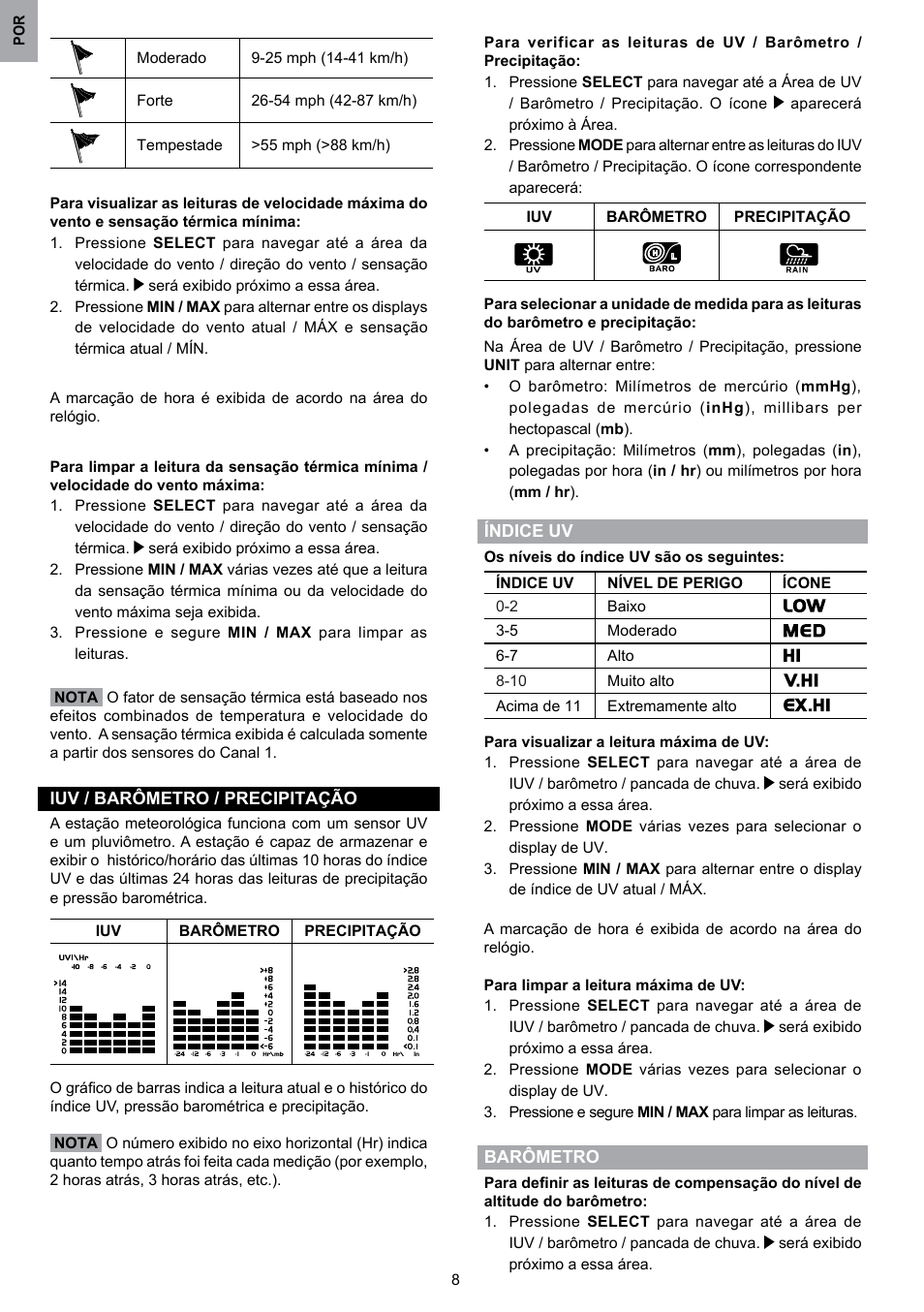 Oregon Scientific WMR80 User Manual | Page 75 / 88