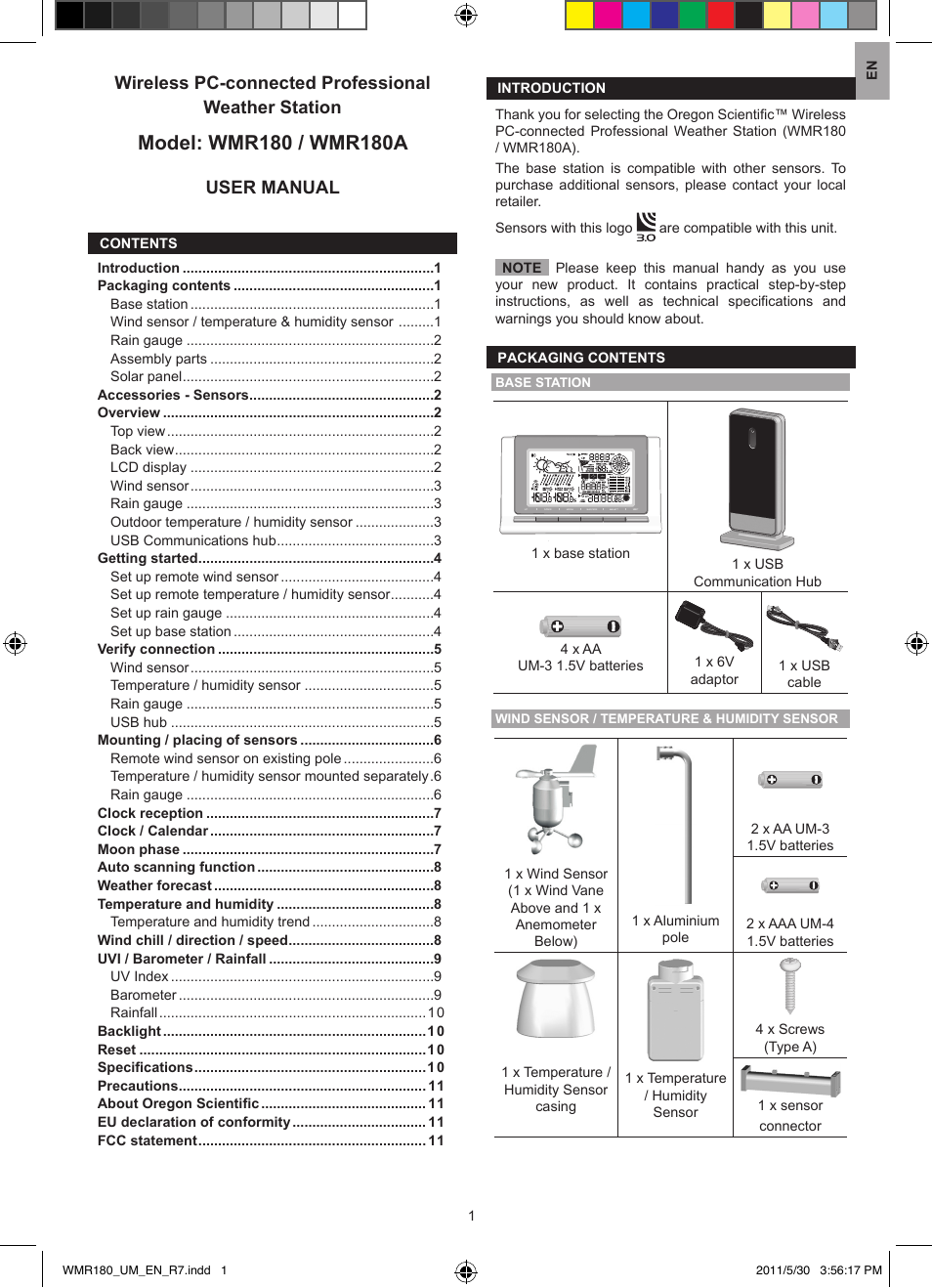 Oregon Scientific Oregon Scientific User Manual | 11 pages
