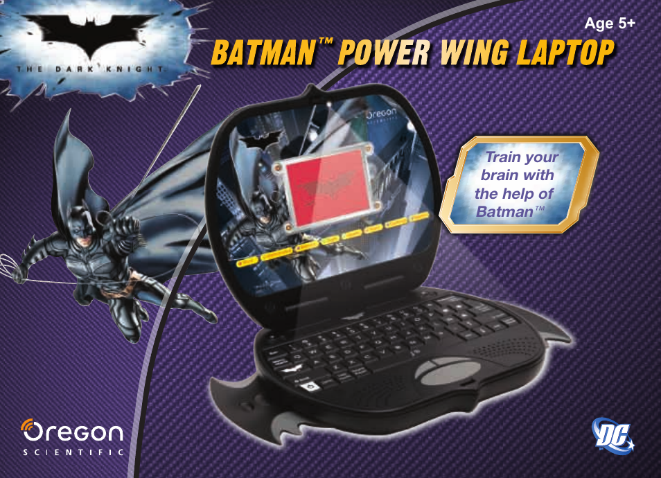 Oregon Scientific Batman Power Wing Laptop User Manual | 24 pages