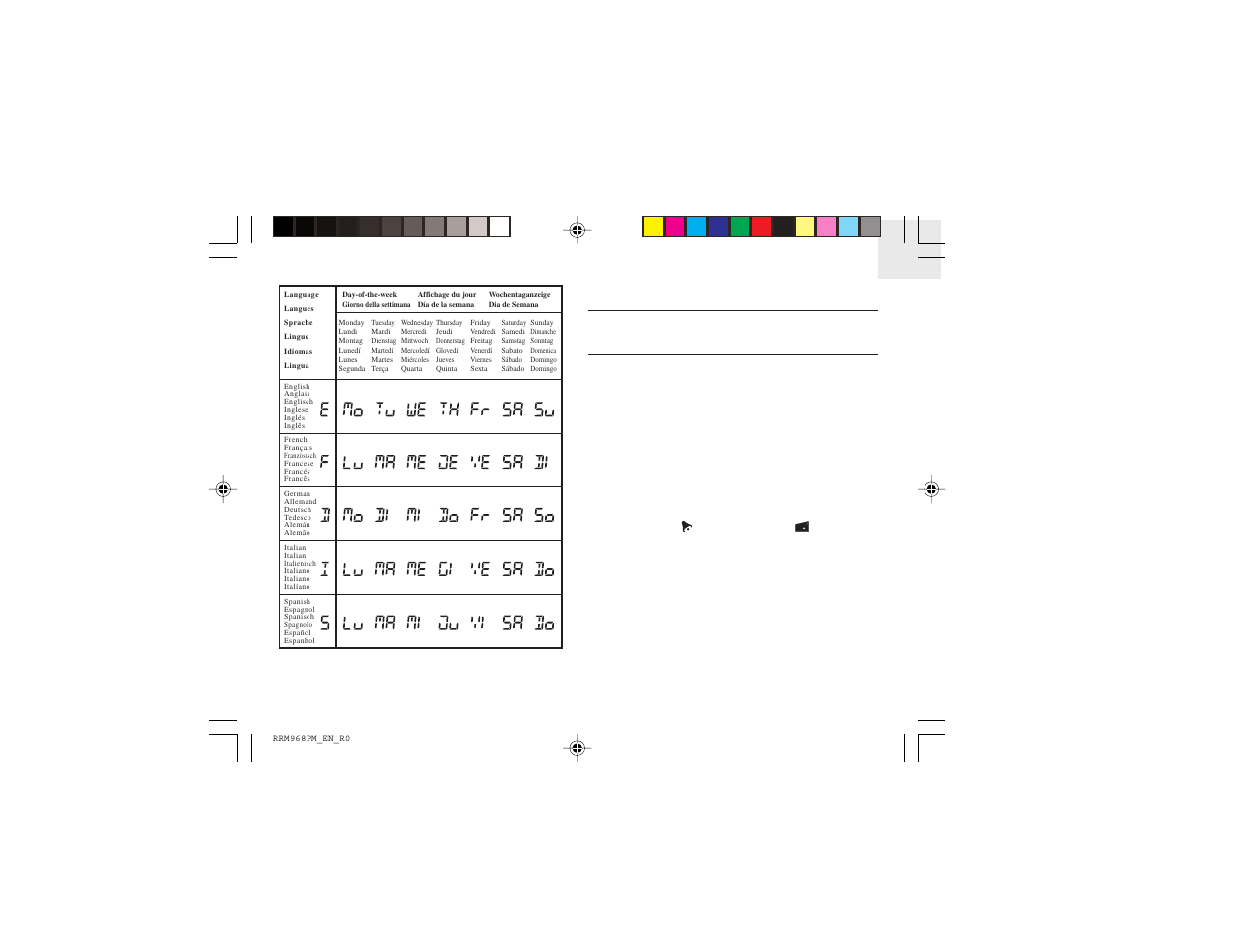 Displaying and setting the alarm | Oregon Scientific RADIO-CONTROLLED PROJECTION CLOCK WITH DIGITAL TUNING AM/FM RADIO RRM968P User Manual | Page 7 / 13