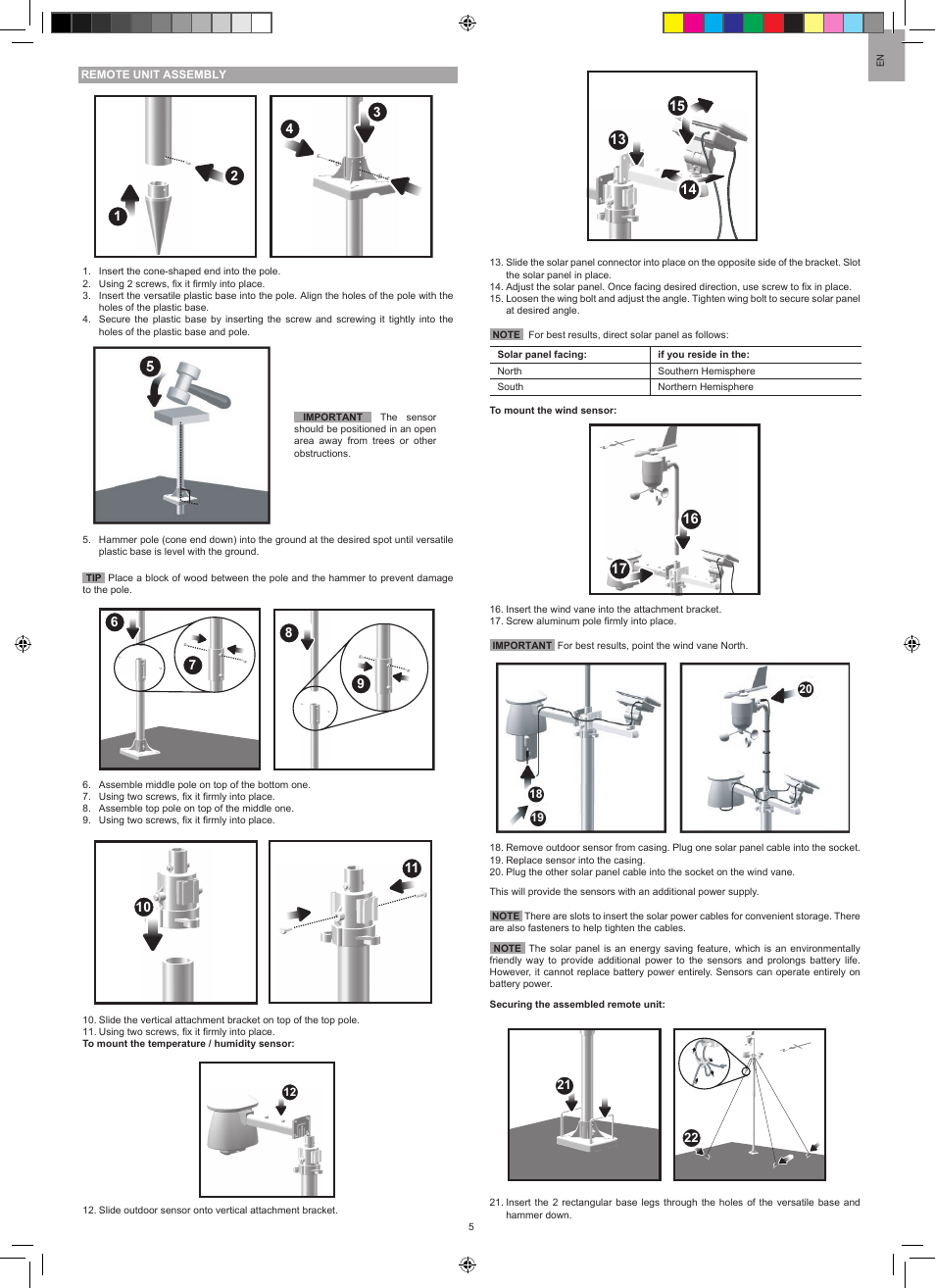 Oregon Scientific WMR200A User Manual | Page 5 / 11