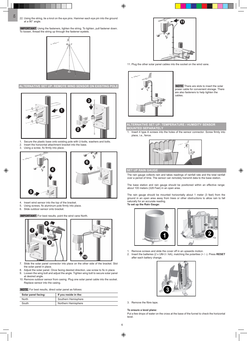 Oregon Scientific WMR200A User Manual | Page 6 / 11