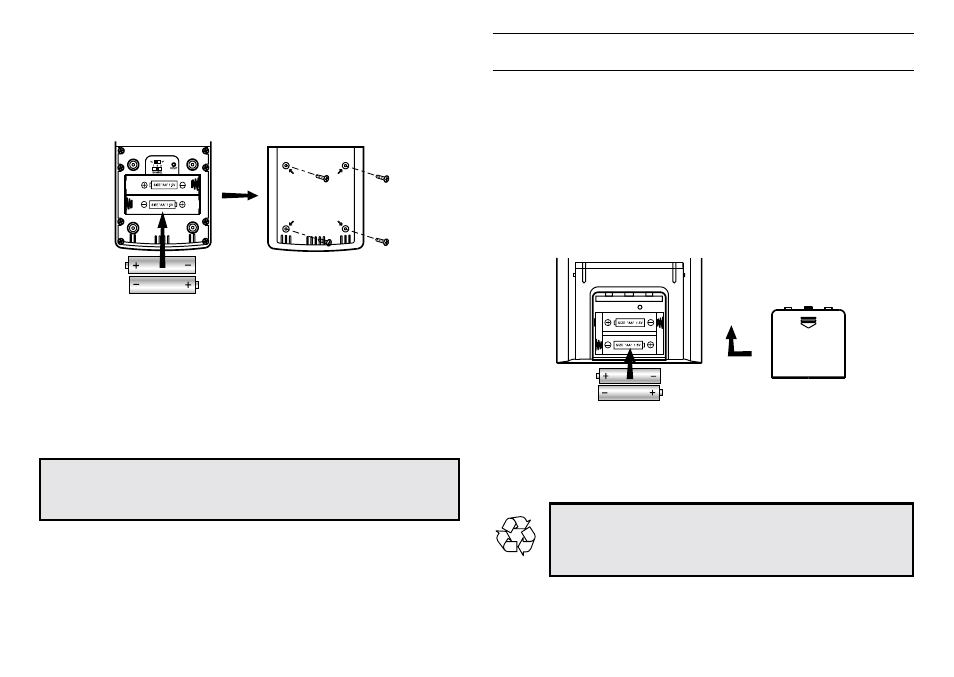 Battery installation: main unit | Oregon Scientific EMR963HG User Manual | Page 4 / 12
