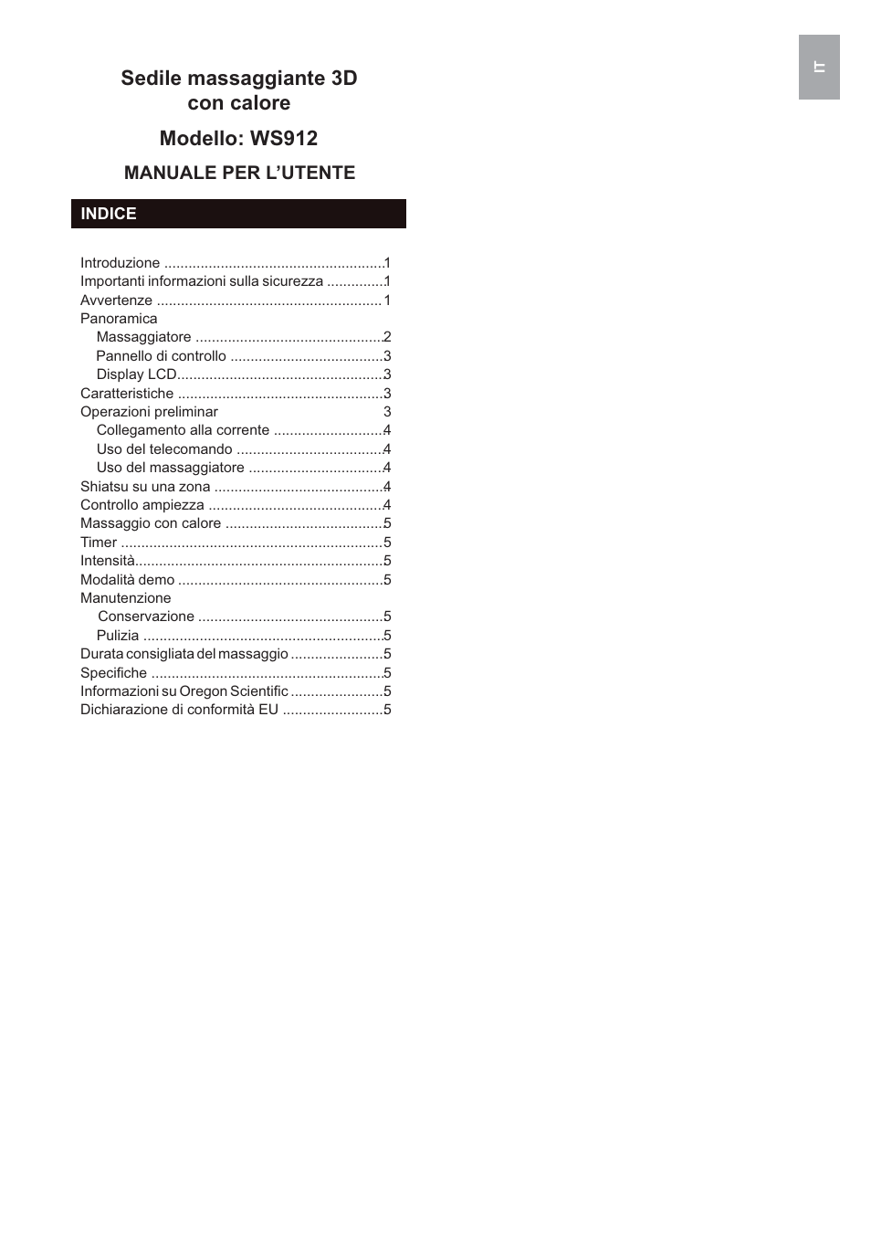 Sedile massaggiante 3d con calore modello: ws912 | Oregon Scientific 3D WS912 User Manual | Page 10 / 76