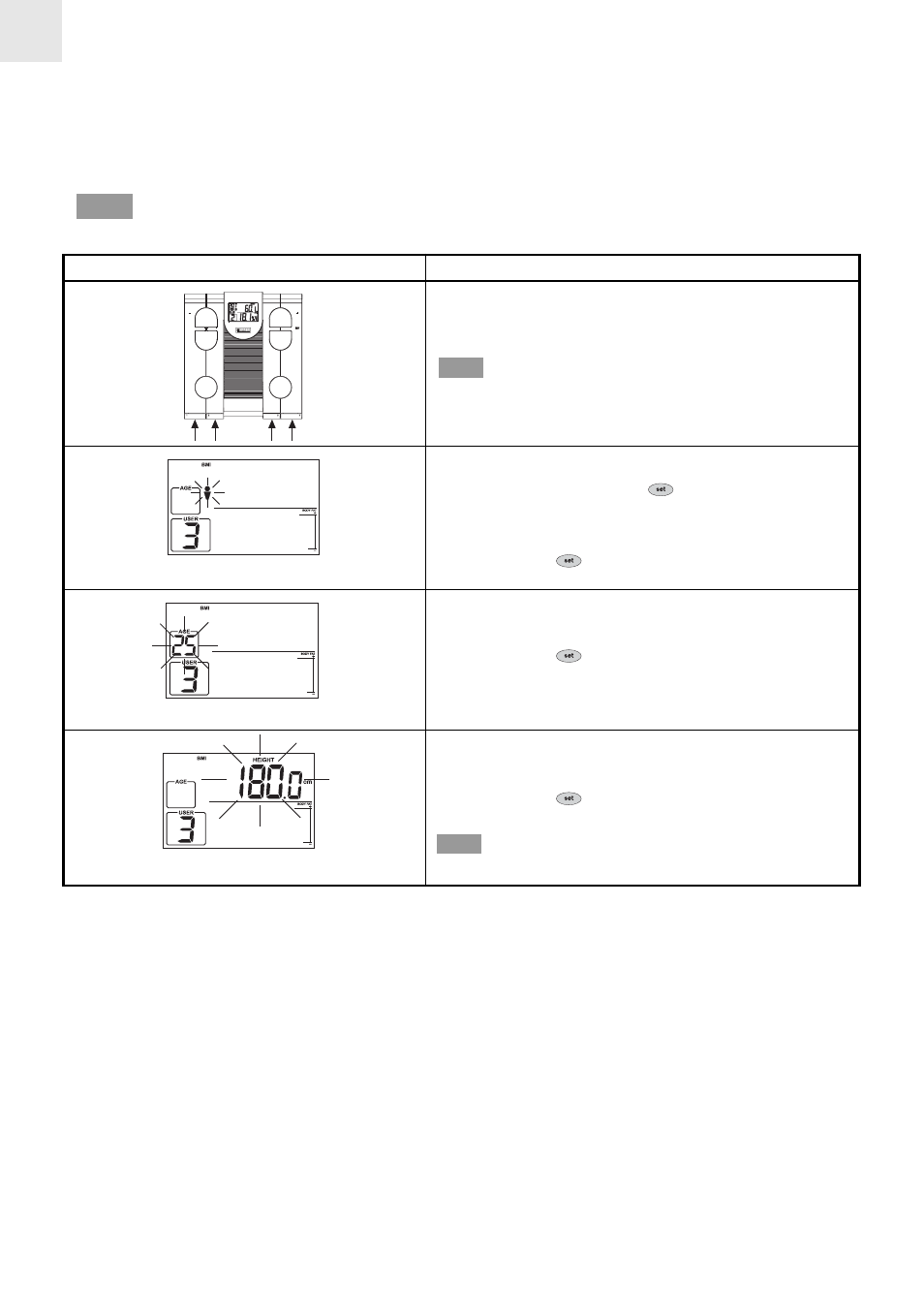 Oregon Scientific High Precision Body Weight Monitor with Body Fat Index GA 101 User Manual | Page 10 / 15