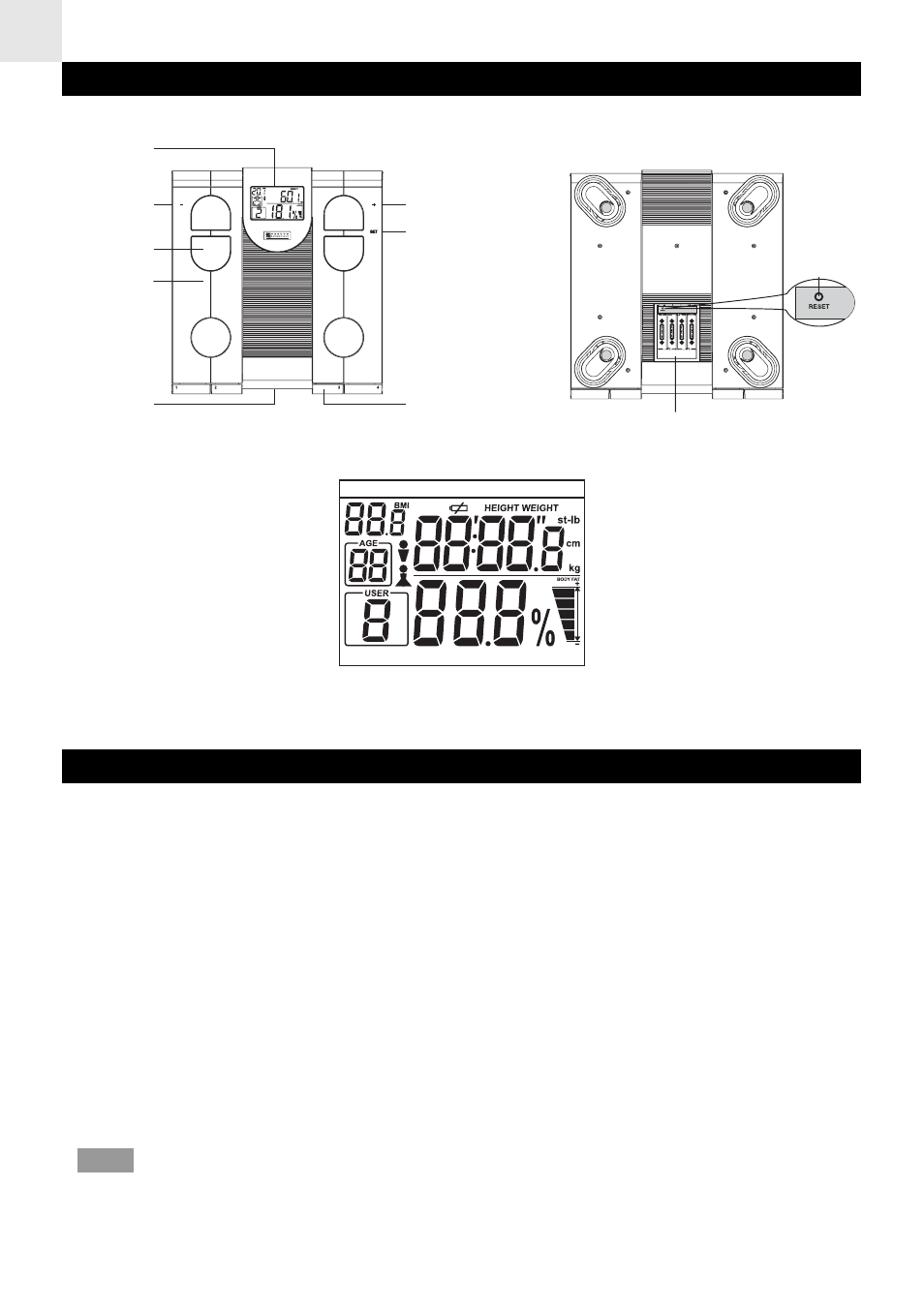 Oregon Scientific High Precision Body Weight Monitor with Body Fat Index GA 101 User Manual | Page 4 / 15