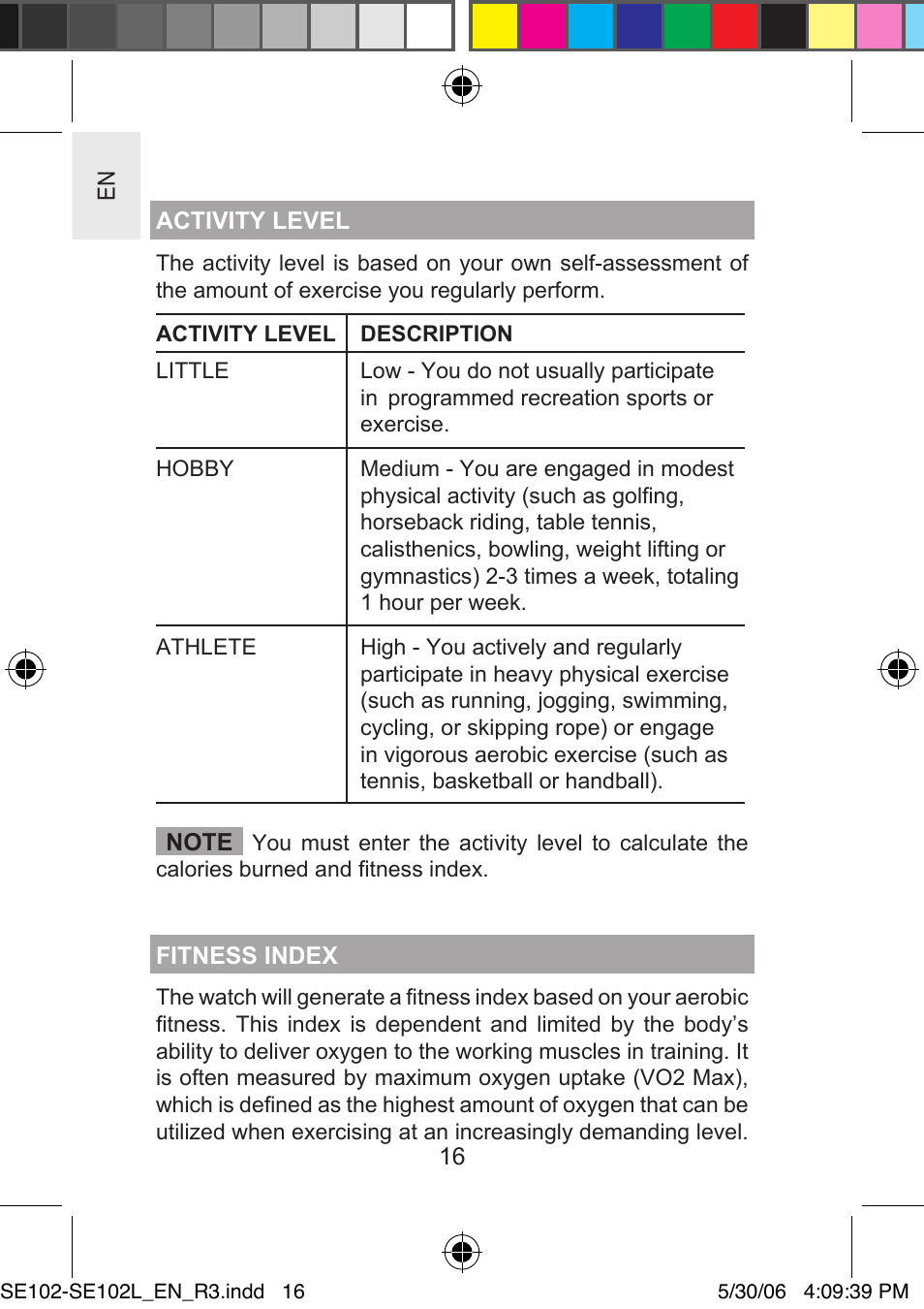 Oregon Scientific SMARTHEART SE102L User Manual | Page 16 / 28