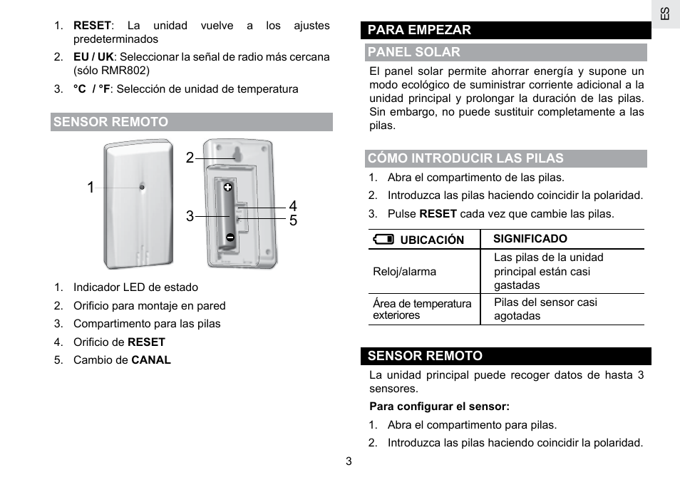 Oregon Scientific RMR802 User Manual | Page 12 / 62