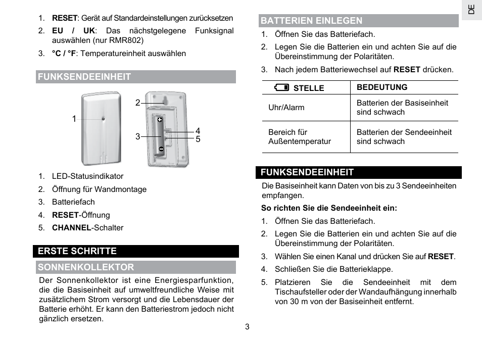 Oregon Scientific RMR802 User Manual | Page 20 / 62