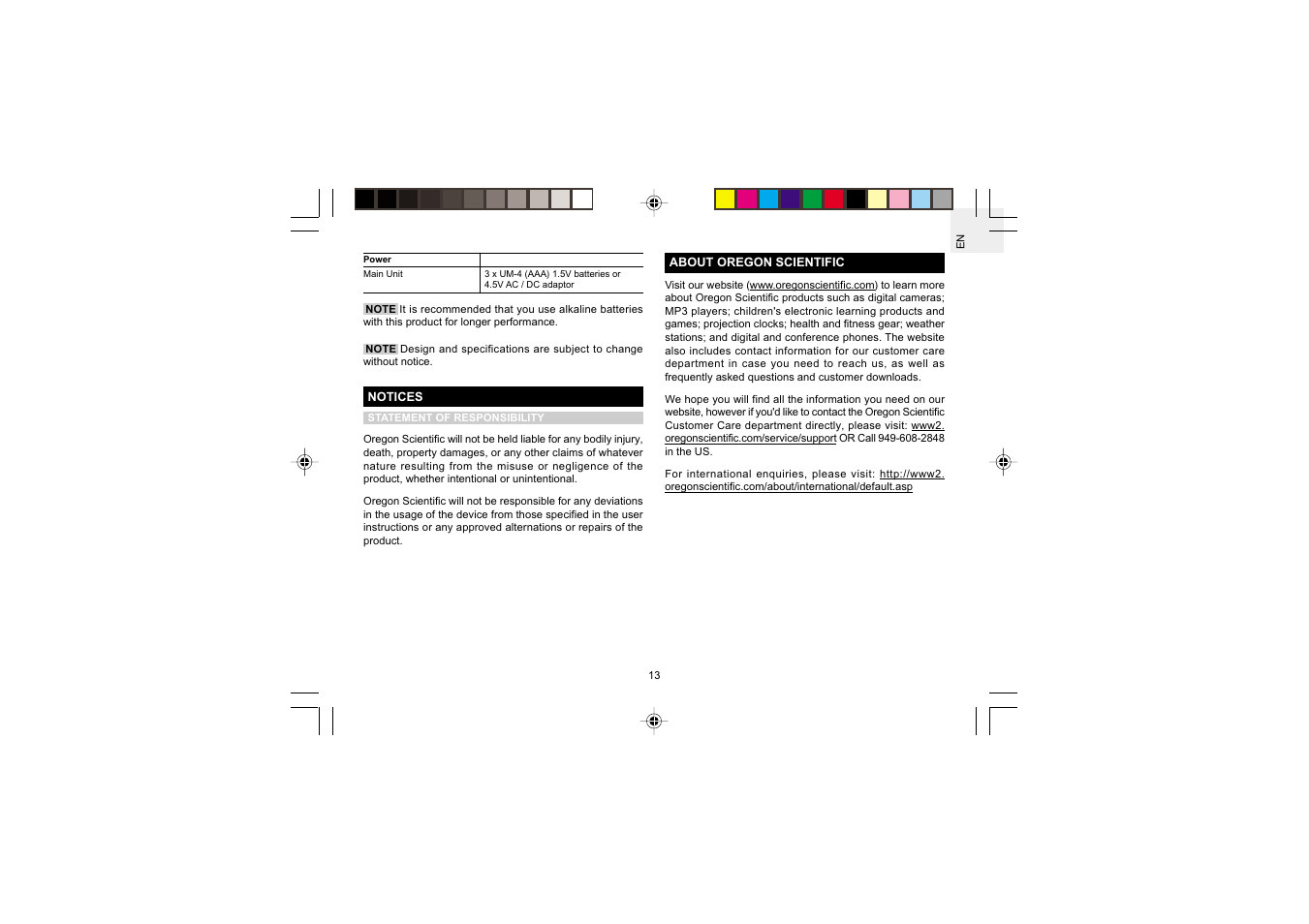 Oregon Scientific RM998PA User Manual | Page 14 / 17