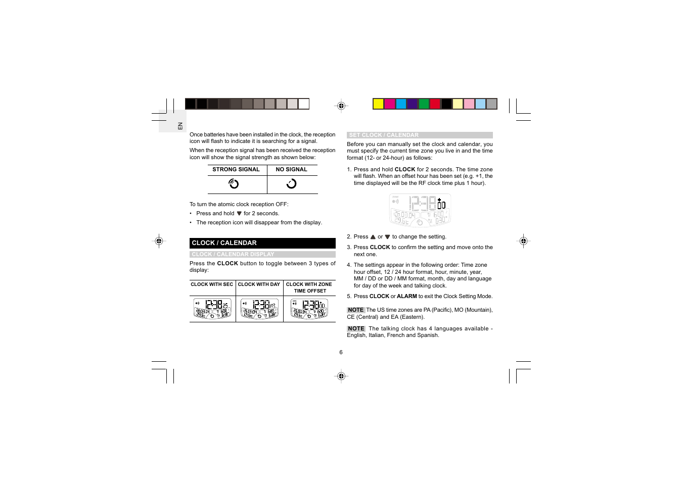 Oregon Scientific RM998PA User Manual | Page 7 / 17