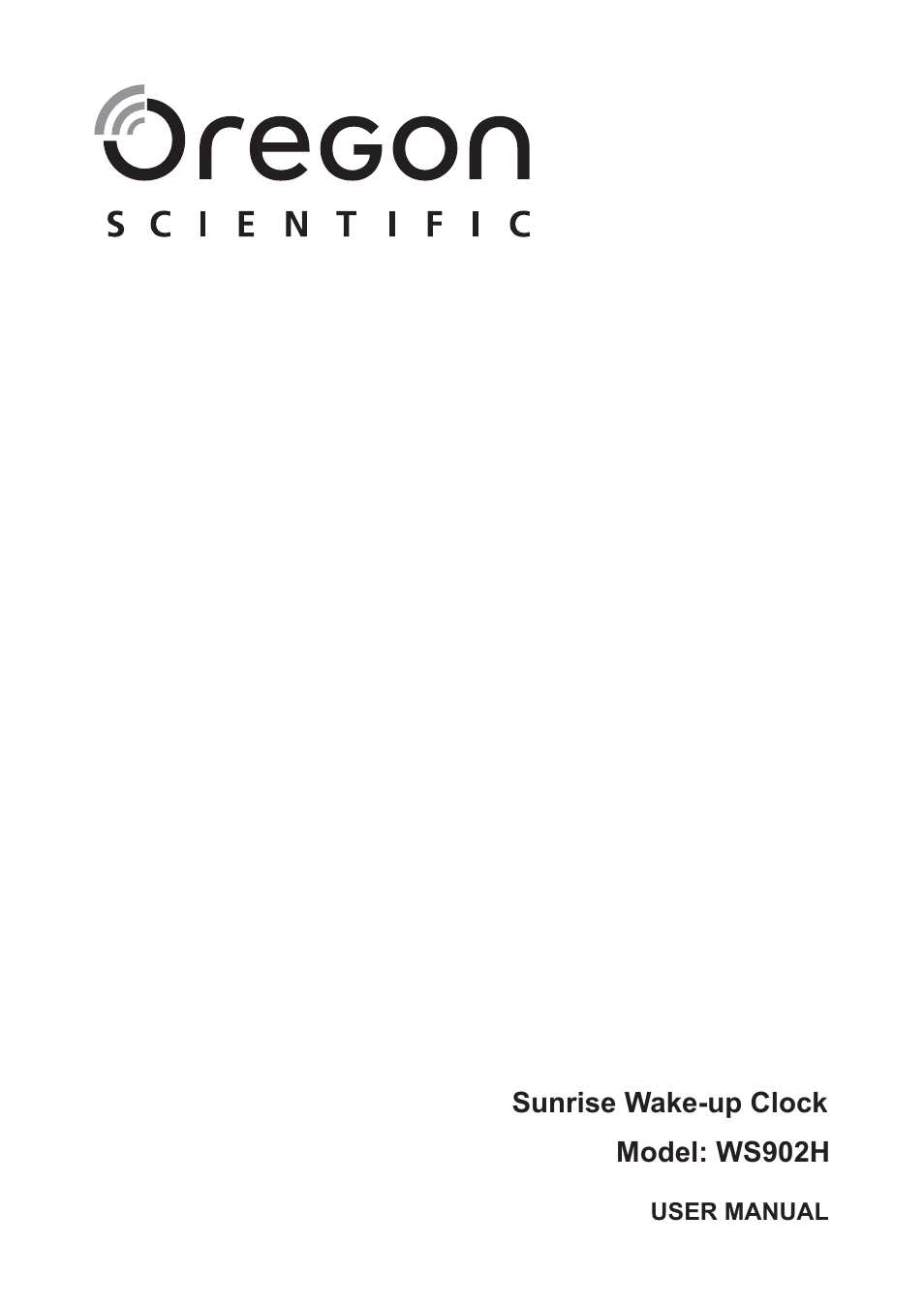 Oregon Scientific WS902H User Manual | 52 pages