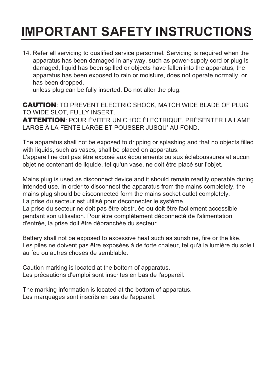 Important safety instructions | Oregon Scientific WS902H User Manual | Page 4 / 52