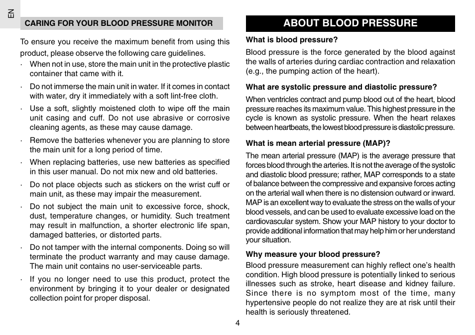 About blood pressure | Oregon Scientific BPW120 User Manual | Page 5 / 121