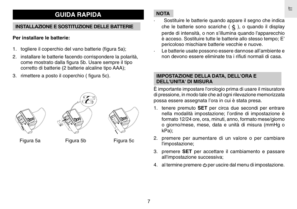 Guida rapida | Oregon Scientific BPW120 User Manual | Page 67 / 121