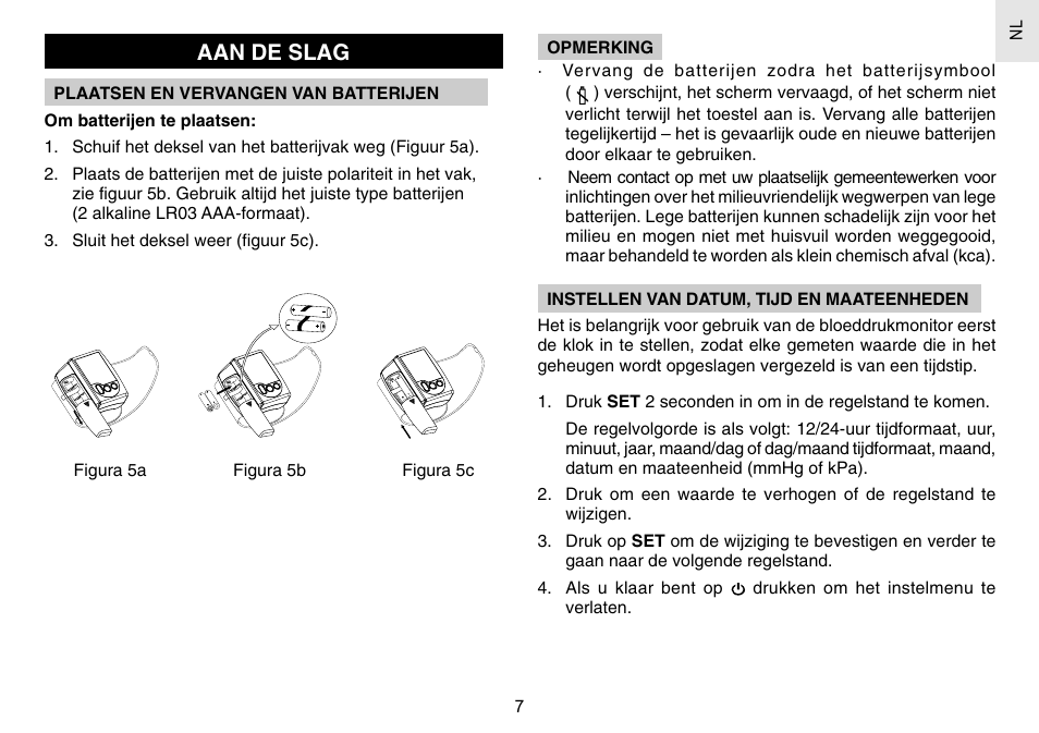 Aan de slag | Oregon Scientific BPW120 User Manual | Page 82 / 121