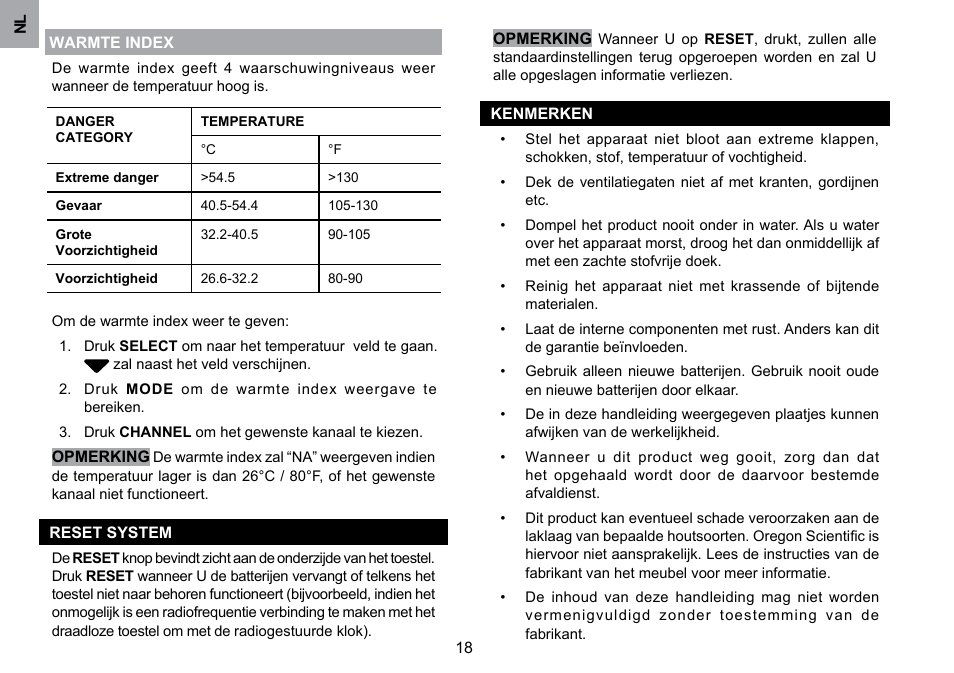 Oregon Scientific BAR908HGA User Manual | Page 122 / 166