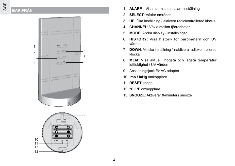 Oregon Scientific BAR908HGA User Manual | Page 149 / 166