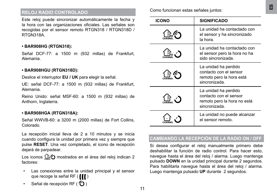 Oregon Scientific BAR908HGA User Manual | Page 33 / 166