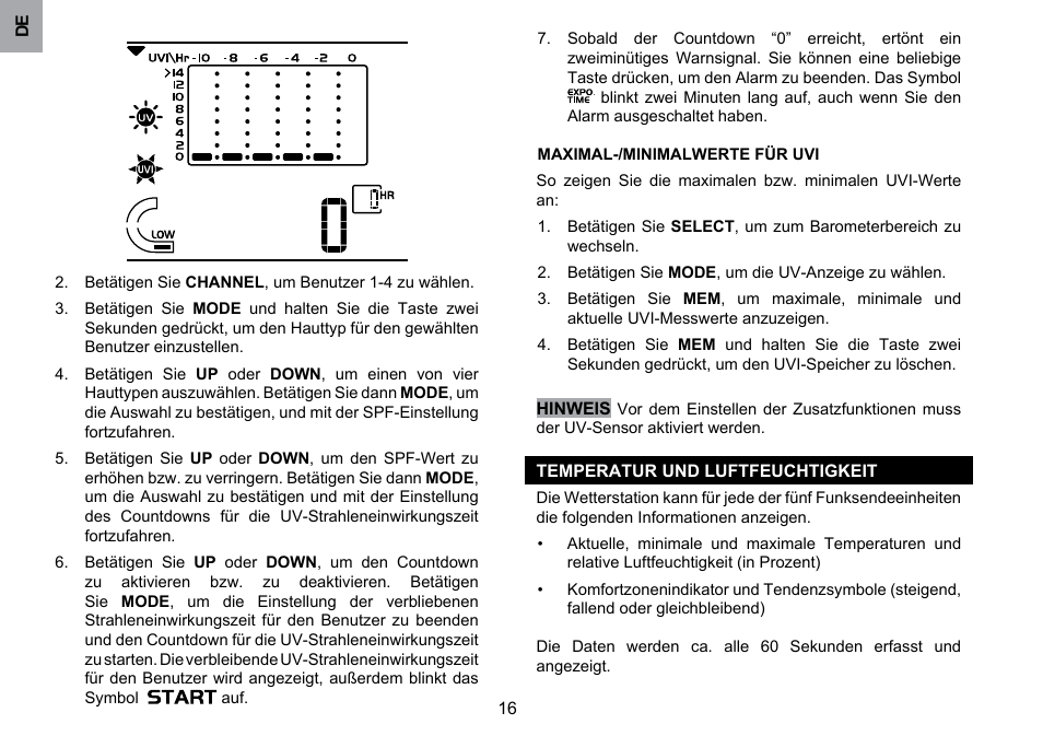 Oregon Scientific BAR908HGA User Manual | Page 58 / 166