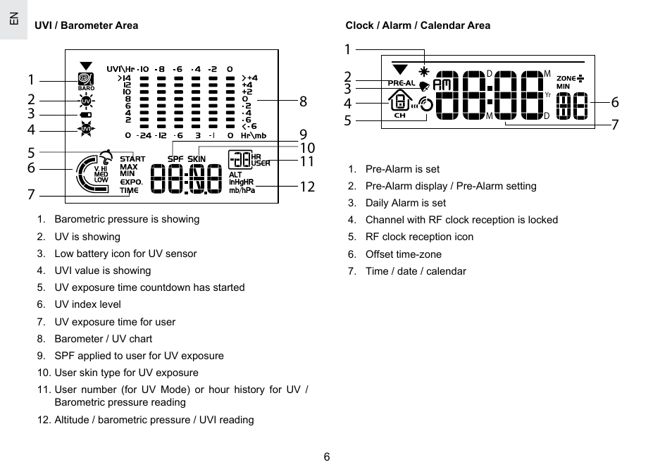 Oregon Scientific BAR908HGA User Manual | Page 7 / 166