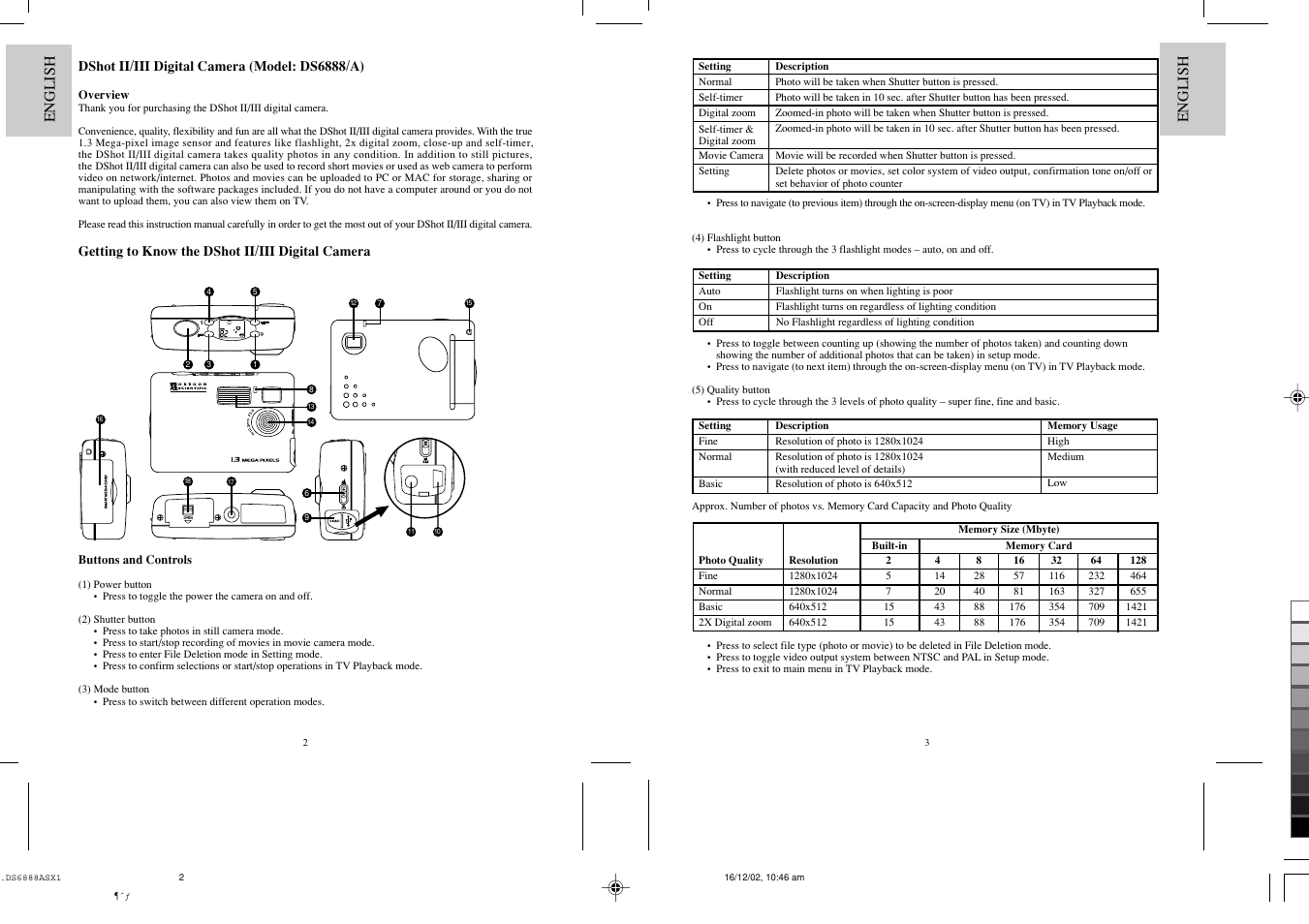 Oregon Scientific DS6888 User Manual | Page 3 / 10