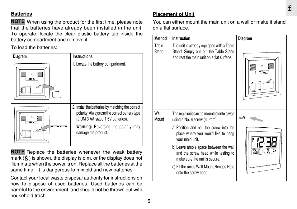 Oregon Scientific JM889N User Manual | Page 6 / 106