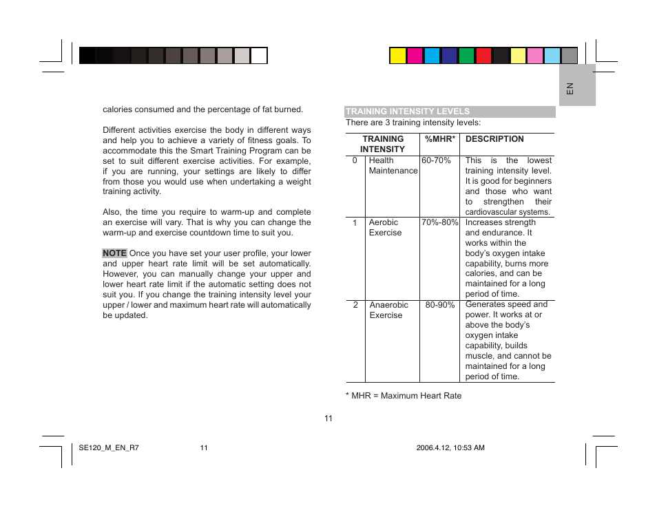 Oregon Scientific SE120 User Manual | Page 11 / 20