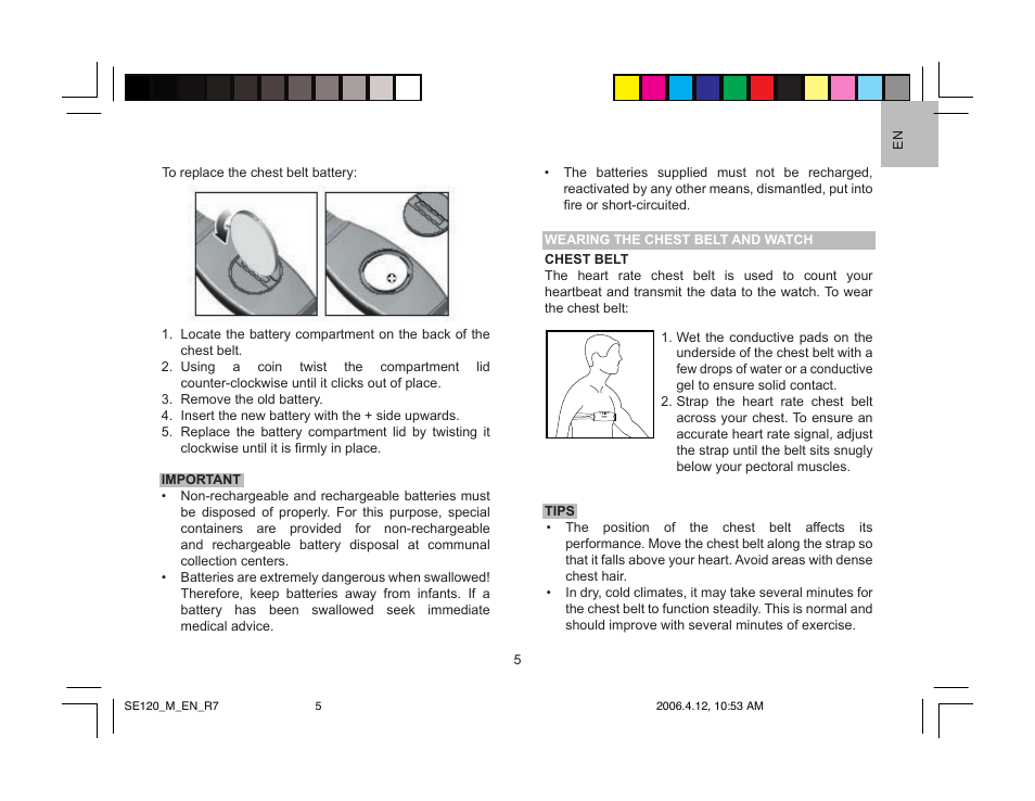 Oregon Scientific SE120 User Manual | Page 5 / 20