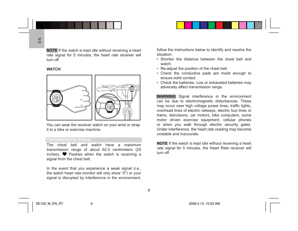 Oregon Scientific SE120 User Manual | Page 6 / 20