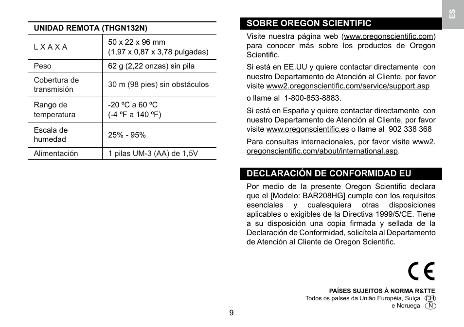 Oregon Scientific 086L005036-017 User Manual | Page 18 / 73