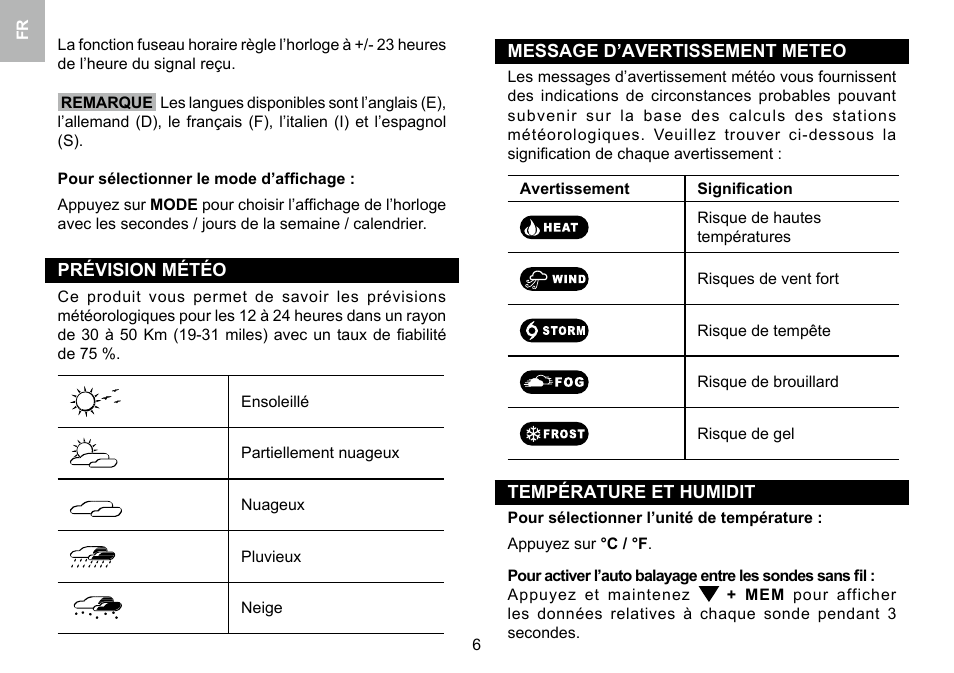 Oregon Scientific 086L005036-017 User Manual | Page 33 / 73