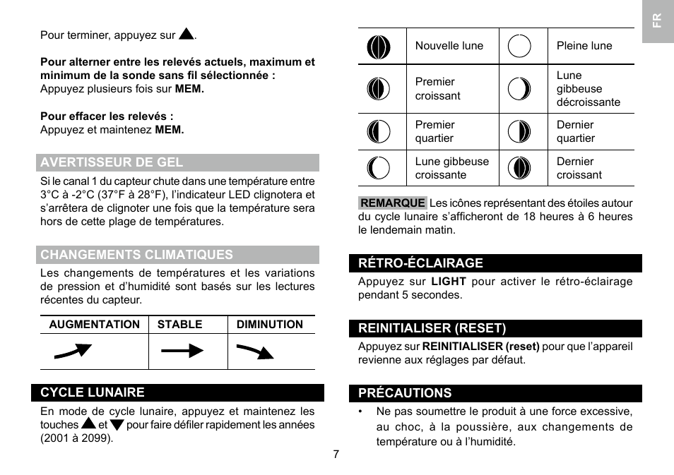 Oregon Scientific 086L005036-017 User Manual | Page 34 / 73