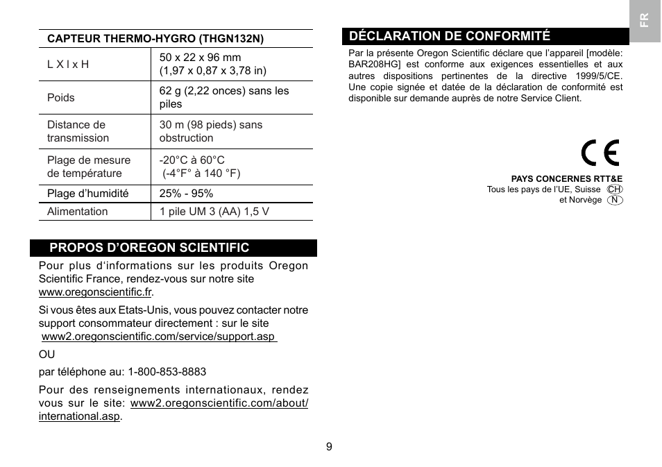Oregon Scientific 086L005036-017 User Manual | Page 36 / 73