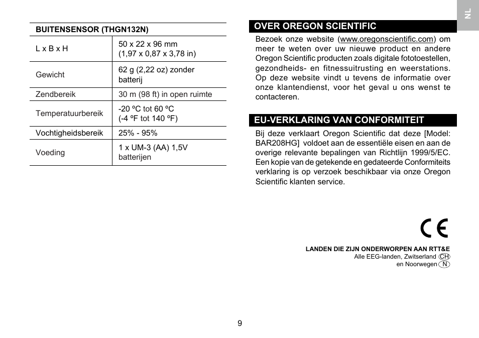 Oregon Scientific 086L005036-017 User Manual | Page 54 / 73